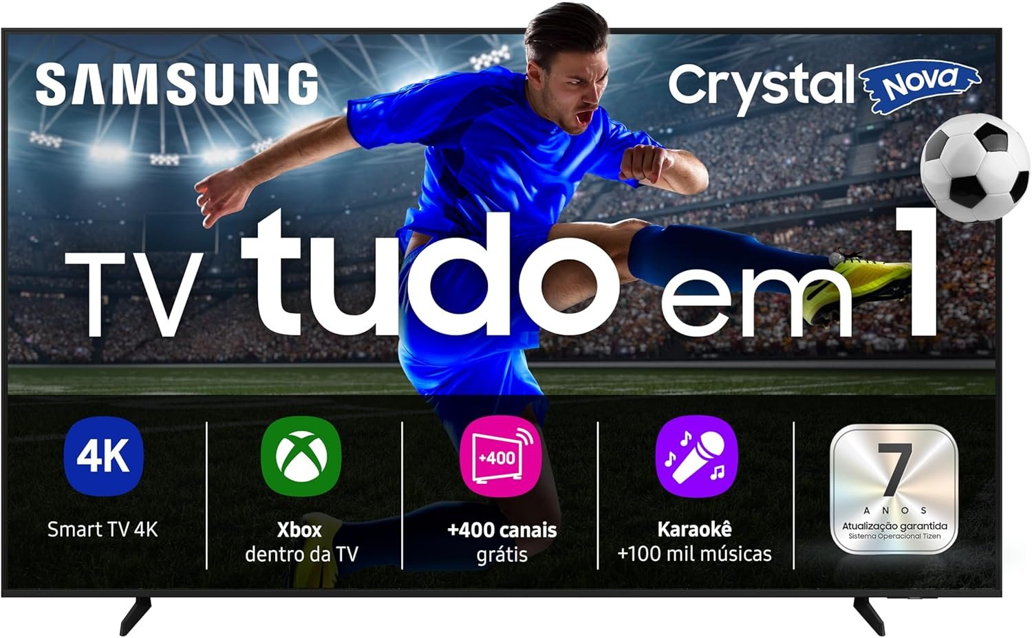 Samsung Smart TV 50 Crystal UHD 4K U8100F 2025